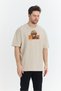 Unisex Oversize Embroidered Demon Slayer Zenitsu Anime Design 100% Cotton T-Shirt - 2
