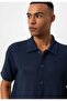 Textured short sleeve men's shirt - 5