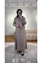 Aller Ve Çit Çit Detailled Modal Dual Dress - 2