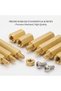 China Mainland 176pcs M3 Motherboard Standoffs And Screws Kit Hex Male-Female Brass Spacer Standoffs - 2