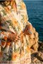 Island Girl Vintage Tie-Up Tropical Sleeve Kimono and Elastic Waist Wide Leg Pants with Pockets Summer Bohemian Boho Bohemian Set Suit - 6