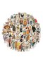 50PCS 50PCS Cartoon Retro Hand drawn Animal Stickers Creative Laptop Phone Cases Handbooks Decorativ - 8