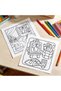20x20cm 24pages COZY GIRL HOMEBODY Coloring Book for Adults Featuring Cartoon Bold-easy Patterns for - 5