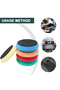5Pcs 3inch Waxing Pad Car Spong Buffing Polishing Pad Flat Polish Pad For Automotive Beauty Grind... - 6