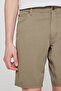 Cotton Slim Fit Tight Fit 5-Pocket Flexible Shorts - 5
