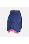 Women's Blue Lace Detailed Suede Shorts - 4
