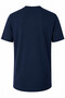 O-Neck Linen Navy Blue Men's T-Shirt 4048 - 3