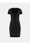 Wool blend rhinestones dress - 2