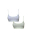 Women's Padded Strapless Seamless White Cream Bustier 2-Pack S/M - L/Xl - 2
