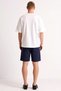 Men's Shorts Regular Fit Thread Stitched Knitted Yarn Regular Waist Plain Pattern Tubular Leg Functional - 5