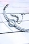 Special Bridal Model Small Case Zircon Stone Silver Color Women's Watch - Steel Band Japanese Machine Special Boxed Gdkb2059C1 - 2