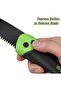 Pruning Saw, Folding Hand Saw with Secure Lock, Bi-Metal D6A+M2 Saw Blade, Triple Teeth, Push Button, Soft Grip - 5