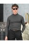 Slimfit Molded Cotton Knitwear Half Fisherman Knitwear Sweater