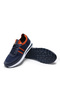 Maratea Navy Blue Orange Knitwear Men's Sneaker Casual Shoes Leather Lined - 5