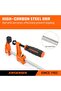 2-pack Medium Duty Steel Bar Clamp Set with 272 kg Load limit, 61 cm - 5