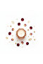 Home Fragrance Immersion & Golden Pink Mini Luxury Fragrance Candle with Glass Cup – 9 cm - 3