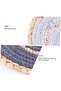 Silk Route - Set of 4 Washable 7-Inch Round Braided Placemats - Heat Resistant Cotton & Polyester for Kitchen Dining Table - Stylish Woven Design - 7