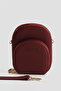 Women's Shoulder Strap Bag 384 Claret Red Pia