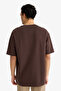 Breathable Cotton Premium Breathable Boxy Fit Printed T-Shirt F8097Ax26Sp - 5