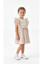 Striped Daisy Appliqué Girls' Dress - 2