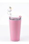 Swan Model Silicone Straw Cover - Thermos and Tumbler Straw Protector Cap (White Swan)