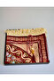Velvet Lined Prayer Rug and Crystal Prayer Beads in Burgundy Special Boxed Luxury Gift Dowry Set - 2