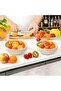 Large White Ceramic Fruit Bowl for Kitchen Counter, 10-Inch White Fruit and Vegetable Bowl, Decorative Serving Bowl for Home - 3