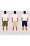 3-Pack Unisex Summer Comfortable Basic Shorts - 2