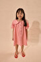 Pötikare Buttoned Pleated Dress Pink - 6