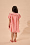 Pötikare Buttoned Pleated Dress Pink - 3