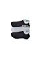 Glb-Stl41414 Black and White Men's Invisible Socks 3 Pairs