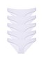 Glb-Stl41414 5 Pieces Super Eco Set Lycra Women's Slip Panties White