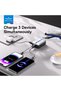 BP-28 Thunder Charge 20000mAh 65W Power Bank with LED, Type-C Cable, 3-Port Fast Charging – Grey/Black - 2