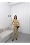 Women's Vest Trouser Suit with Button Detail, Stylish Two-Piece Suit, Office Combination