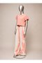 Girl's Patterned Wide-Leg Pants Blouse Set-Aüt-0036 - 3