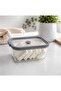 Mrk Model Rectangular Self-Sealing Vacuum Glass Storage Container 800 ml