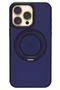 Urr Perfume Magsafe Stand Cover Compatible with iPhone 15 Pro - Navy Blue - 4