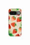 Case compatible with Google Pixel 9 Silicone Gel Tpu Strawberry Pattern