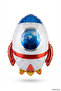 Space Rocket Foil Balloon 67X55 cm Space Themed Children's Birthday Party Decoration - 2