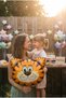 Safari Tiger Head Foil Balloon 35X41 cm Safari Themed Children's Birthday Party Decoration - 4