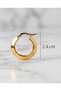 Monvera Hoop Steel Earrings - 4