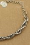 Steel Bracelet - Interlocking Oval Ring 316L Steel Non-Tarnish Non-Fade Trend Steel Bracelet 18+5 cm - 4