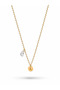 Stainless Steel Letter K Chubby Necklace