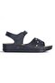 Serra 1110 Black Women's Flat Sandals Shoes