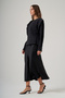Half Zipper Tunic with Seated Waist Part 3012 Black - 4