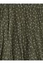 Trendlucky Polka Dot Pleated Skirt with Elastic Waist - 7