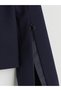Two Mt Shop Quality Lcw Limitless Navy Blue Plain Slim Fit Women's Blazer Jacket - 6