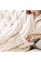 Unisex Cream White Bathrobe XL – Soft Plush Spa & Shower Robe with Belt and Pockets for Men & Women - 3