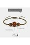 Shiva Men’s Bracelet, Rudraksha & Tibetan Stone Beaded Bracelet, Handmade Adjustable Spiritual Jewelry - 8