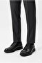 Men's Black Genuine Leather Laced Classic Casual Shoes 0508 - 5